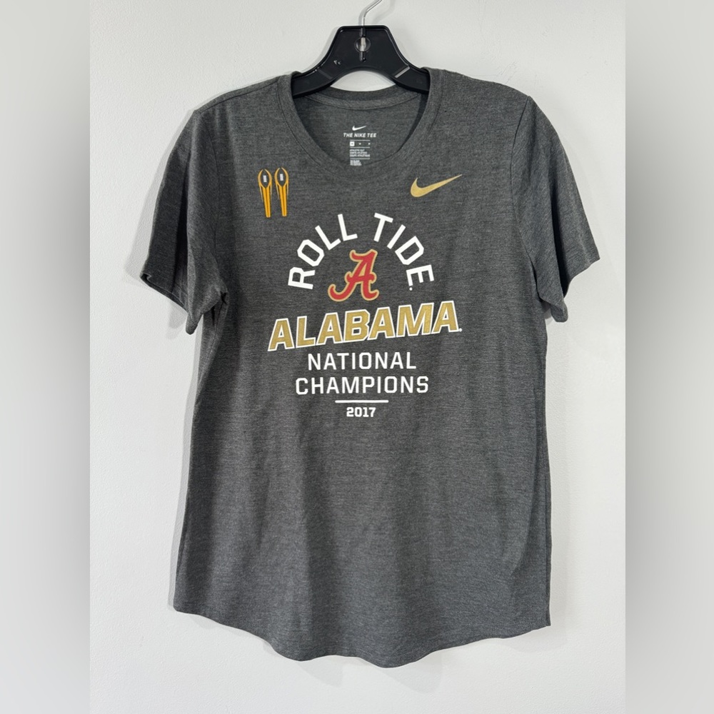 Nike Alabama 2017 Championship T-shirt Size Medium
